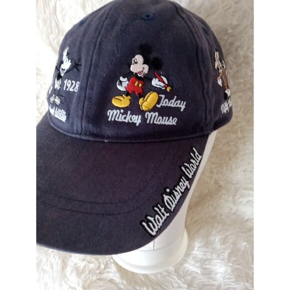 Walt Disney World Parks Mickey Mouse Hat Through the Years Cap Steam Boat Willie - Picture 2 of 9
